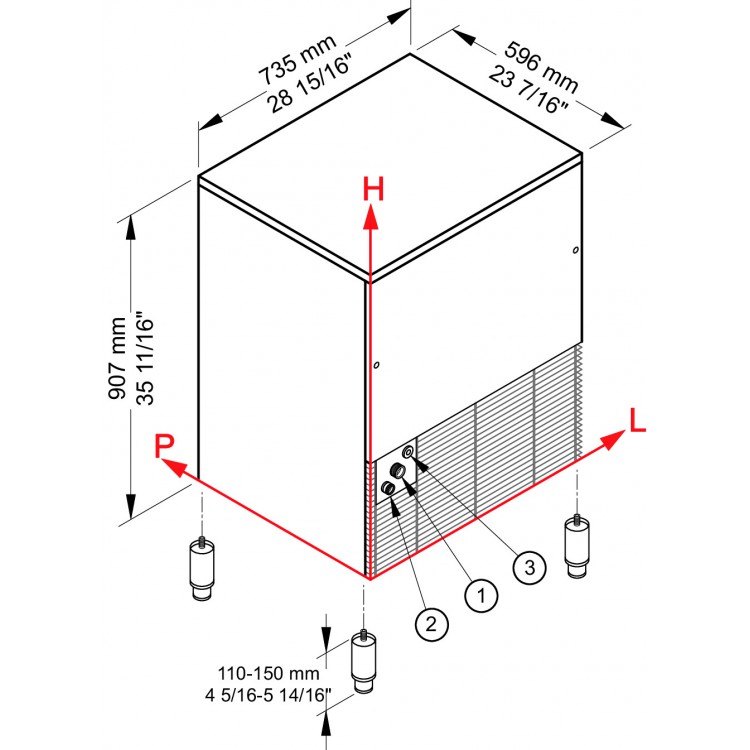 картинка Льдогенератор BREMA IMF 80A от магазина Компания+
