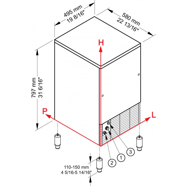 картинка Льдогенератор BREMA IMF 58W от магазина Компания+